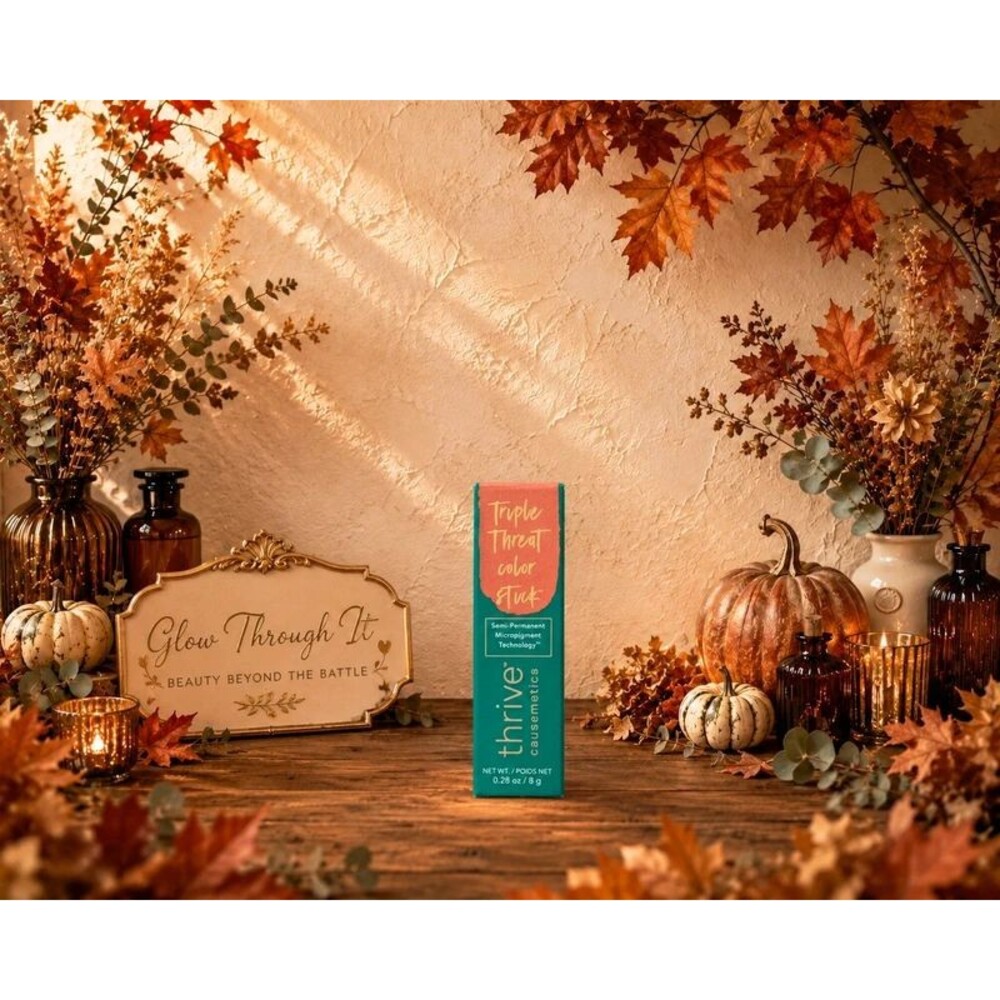 Thrive Triple Threat Color Stick Cheek Eyes Lips - Isabella NEW